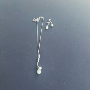Brighton Silver Necklace with Pearl Accents